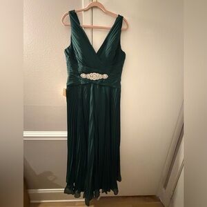 NWT LanTing Emerald Green Formal Jumpsuit